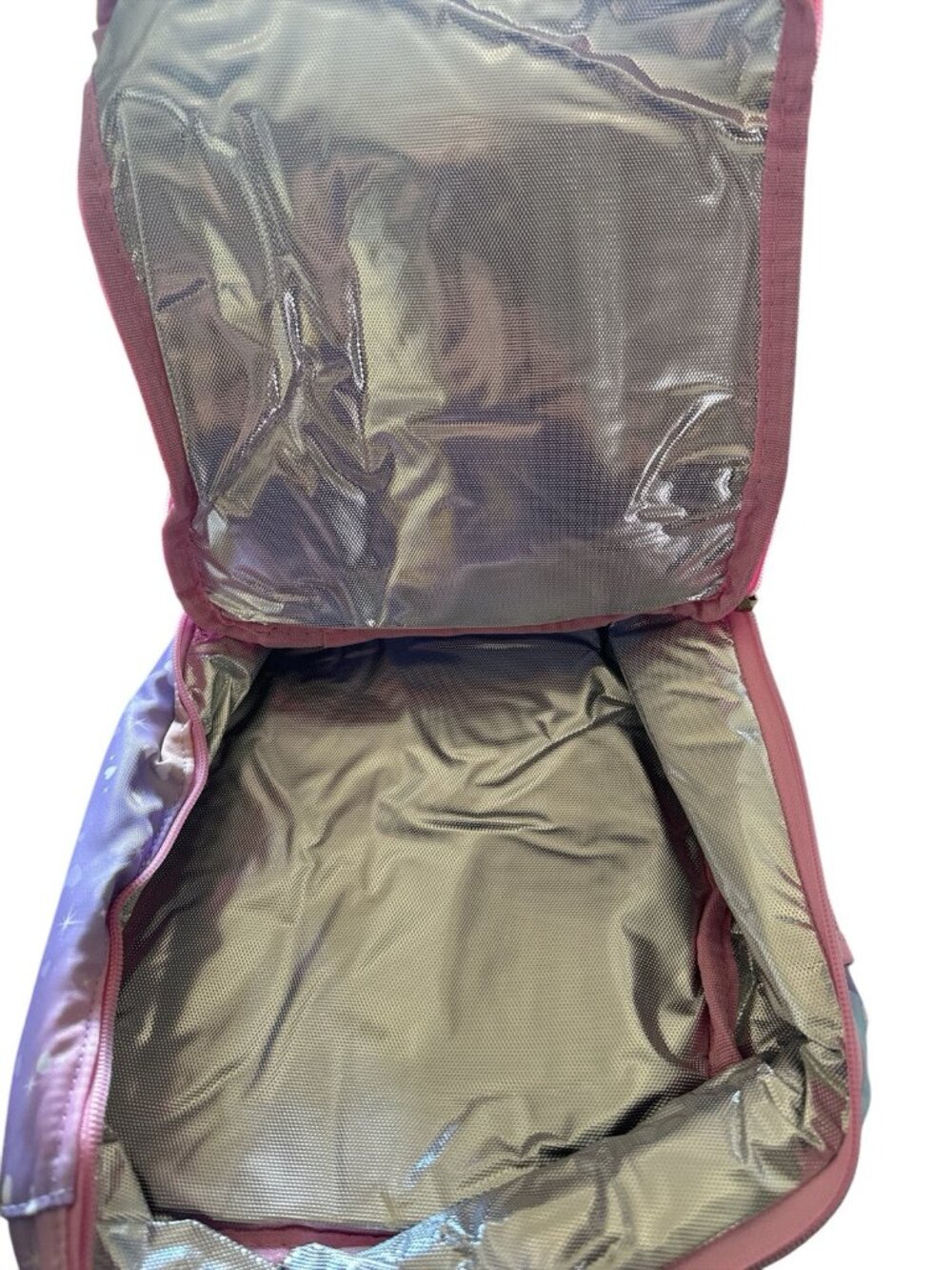 Rainbow 4Pc Girls Backpack Multicolor 16.5" NWOT - Picture 3 of 13